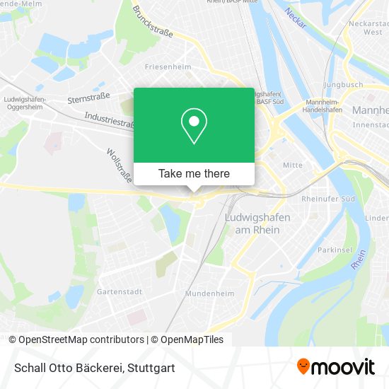 Карта Schall Otto Bäckerei
