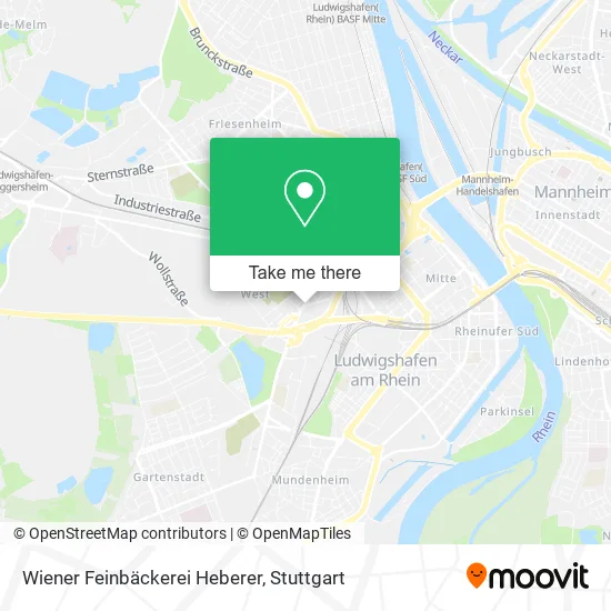 Карта Wiener Feinbäckerei Heberer