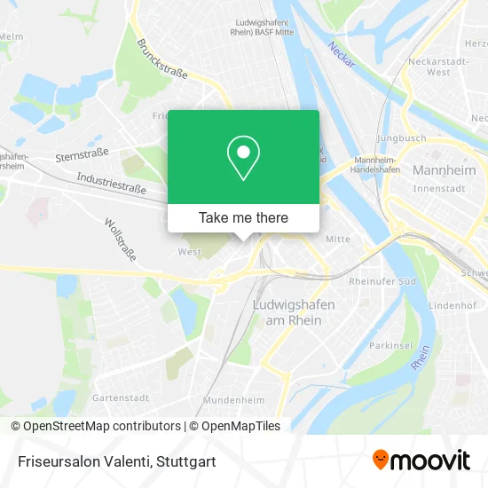 Карта Friseursalon Valenti