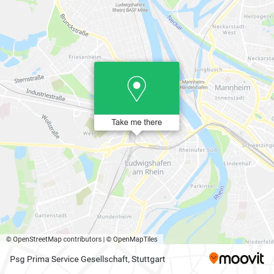Карта Psg Prima Service Gesellschaft