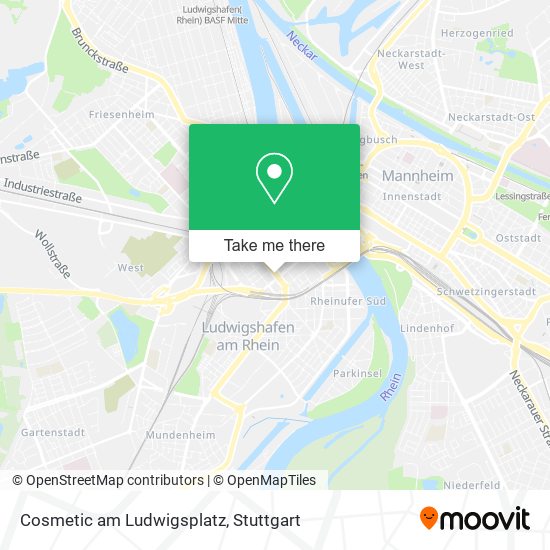 Cosmetic am Ludwigsplatz map