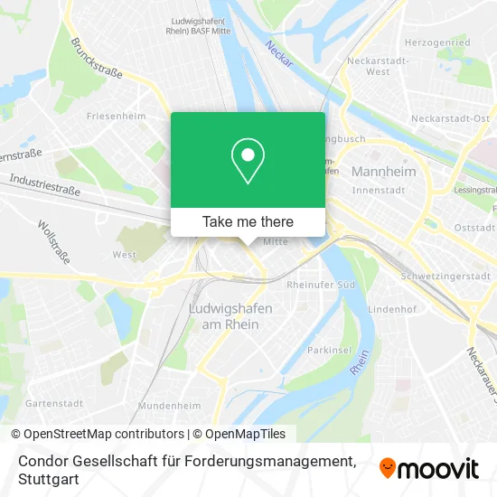 Карта Condor Gesellschaft für Forderungsmanagement