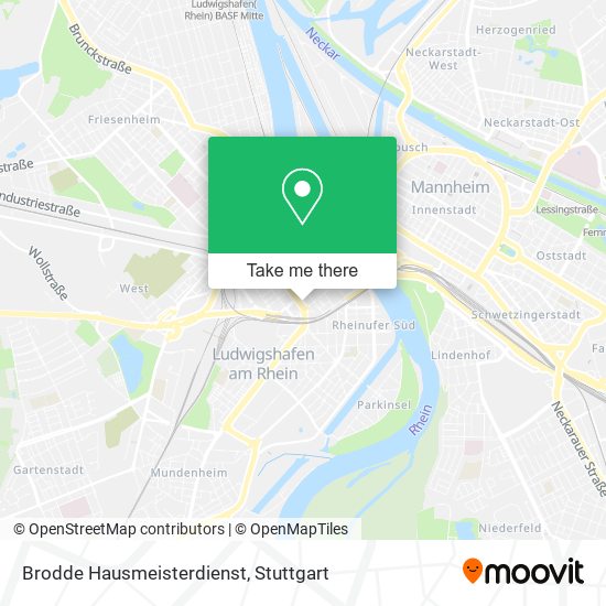 Brodde Hausmeisterdienst map