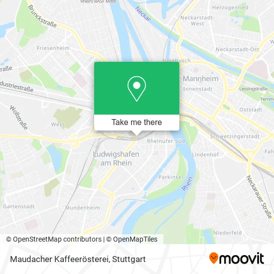 Карта Maudacher Kaffeerösterei