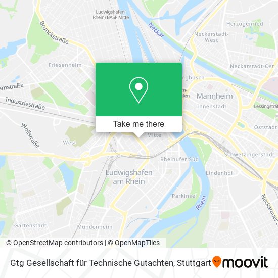 Gtg Gesellschaft für Technische Gutachten map