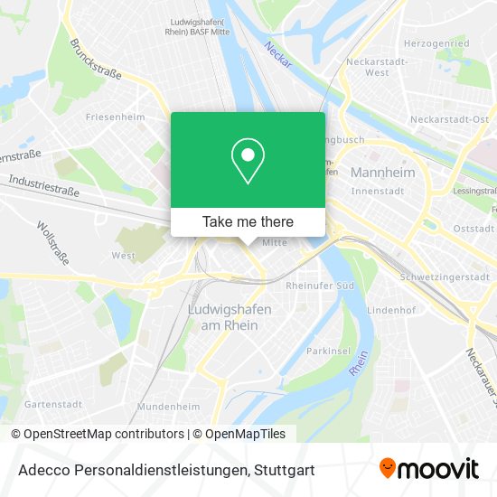 Adecco Personaldienstleistungen map