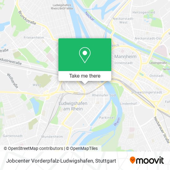 Jobcenter Vorderpfalz-Ludwigshafen map