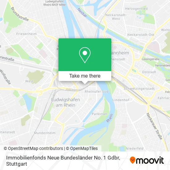 Карта Immobilienfonds Neue Bundesländer No. 1 Gdbr