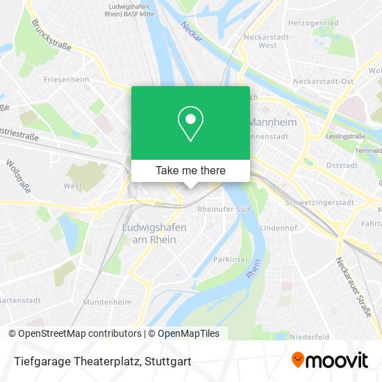 Tiefgarage Theaterplatz map