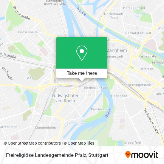 Freireligiöse Landesgemeinde Pfalz map