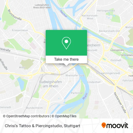 Карта Chrisi's Tattoo & Piercingstudio