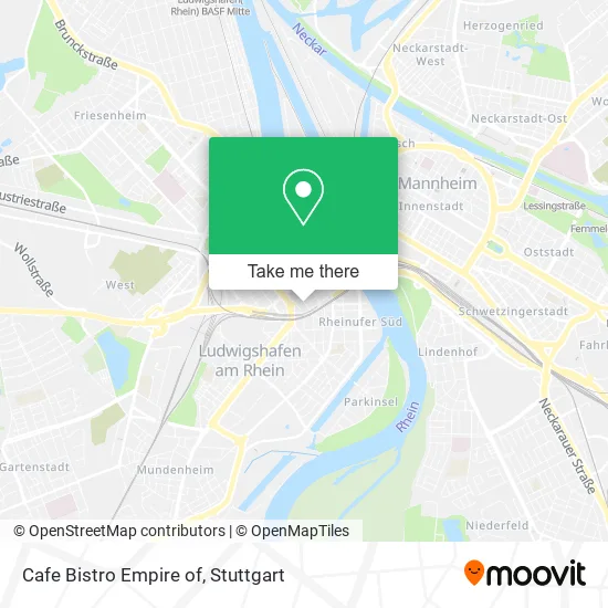 Карта Cafe Bistro Empire of