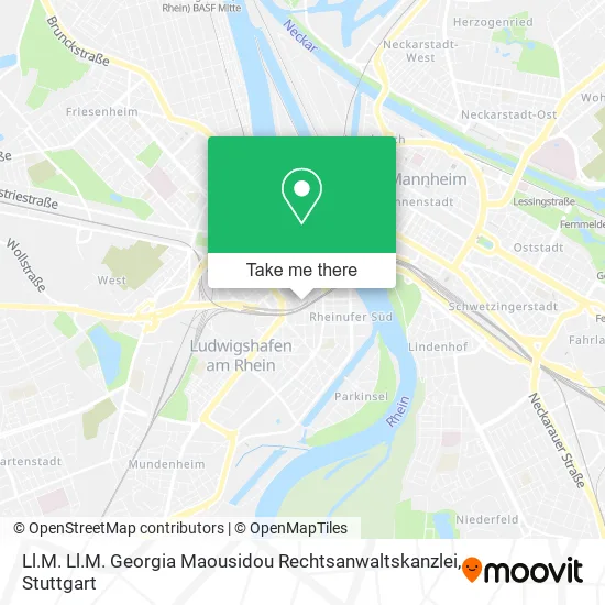 Карта Ll.M. Ll.M. Georgia Maousidou Rechtsanwaltskanzlei