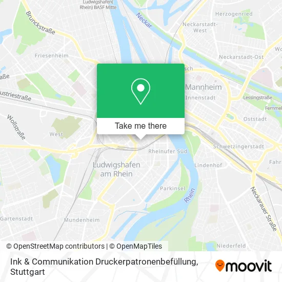 Карта Ink & Communikation Druckerpatronenbefüllung