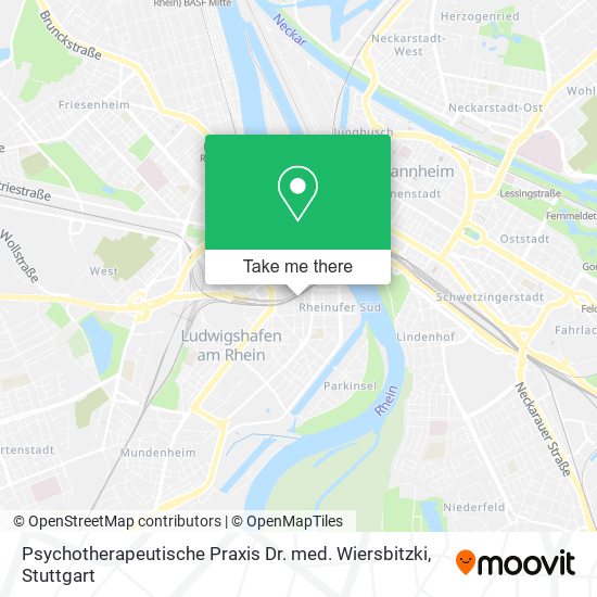 Psychotherapeutische Praxis Dr. med. Wiersbitzki map