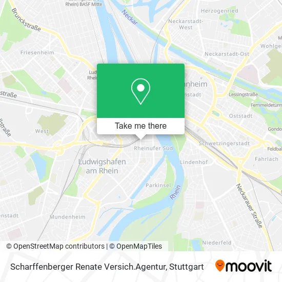Карта Scharffenberger Renate Versich.Agentur