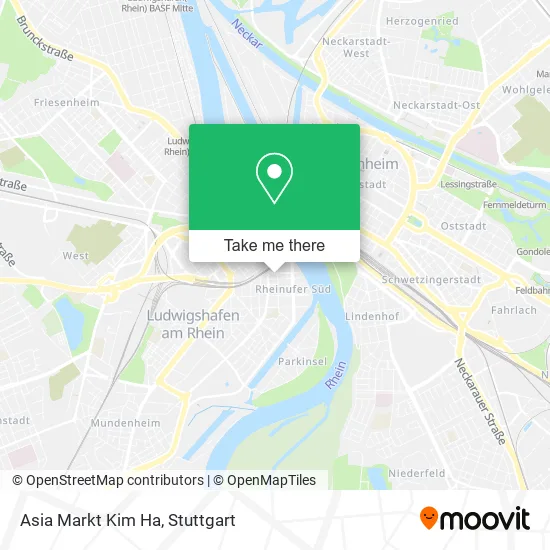 Карта Asia Markt Kim Ha