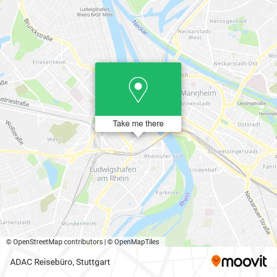 Карта ADAC Reisebüro