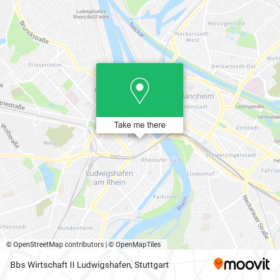 Bbs Wirtschaft II Ludwigshafen map
