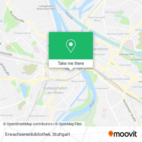 Erwachsenenbibliothek map