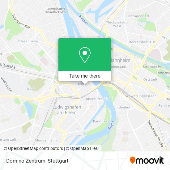 Domino Zentrum map