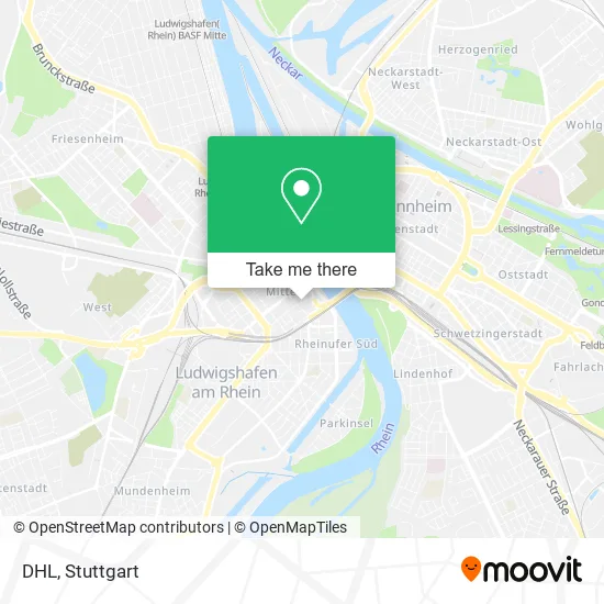 Карта DHL