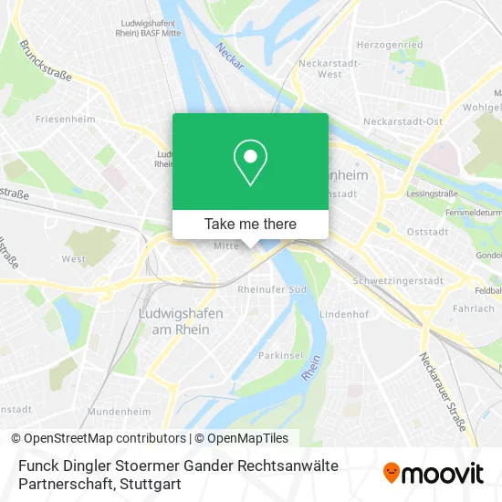 Карта Funck Dingler Stoermer Gander Rechtsanwälte Partnerschaft