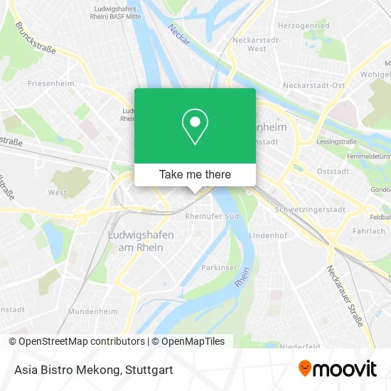 Карта Asia Bistro Mekong