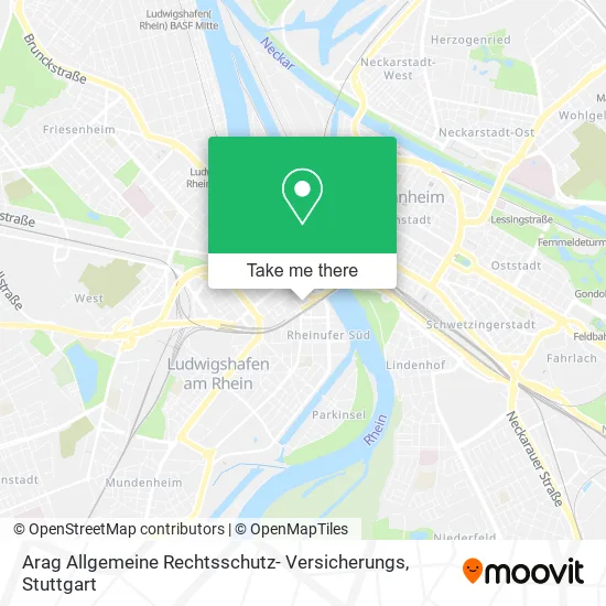 Карта Arag Allgemeine Rechtsschutz- Versicherungs