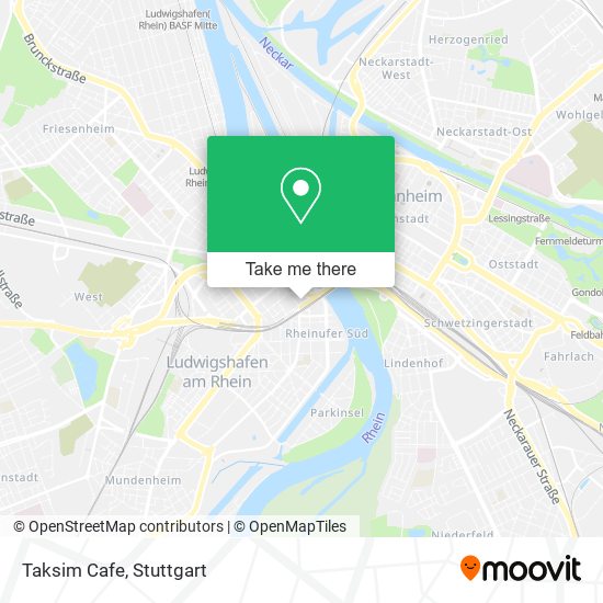 Taksim Cafe map