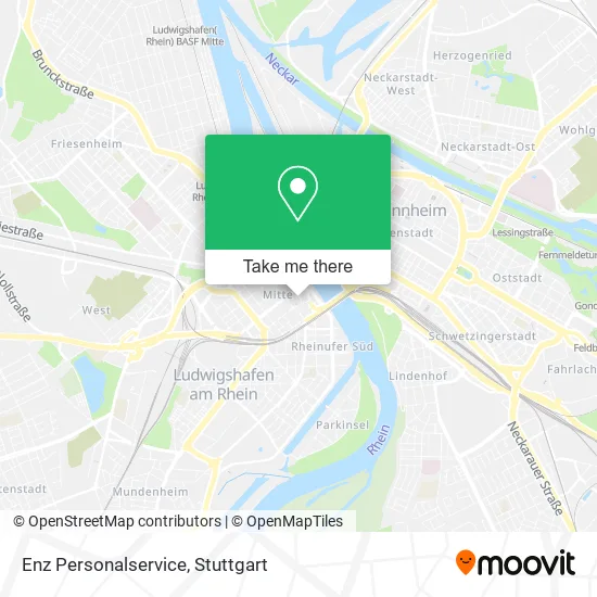 Карта Enz Personalservice