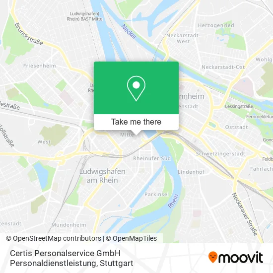 Карта Certis Personalservice GmbH Personaldienstleistung