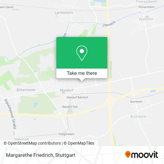 Margarethe Friedrich map