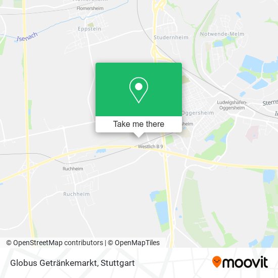 Globus Getränkemarkt map