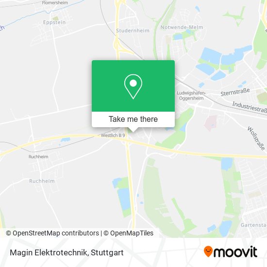Magin Elektrotechnik map
