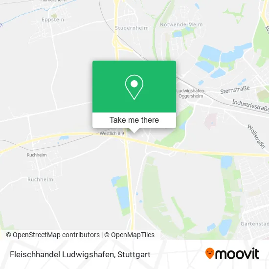 Карта Fleischhandel Ludwigshafen