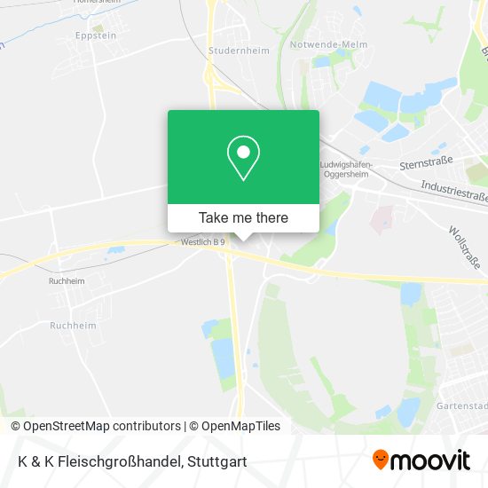 K & K Fleischgroßhandel map