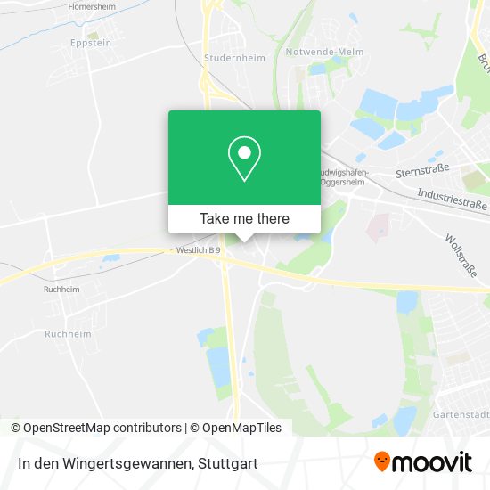 Карта In den Wingertsgewannen