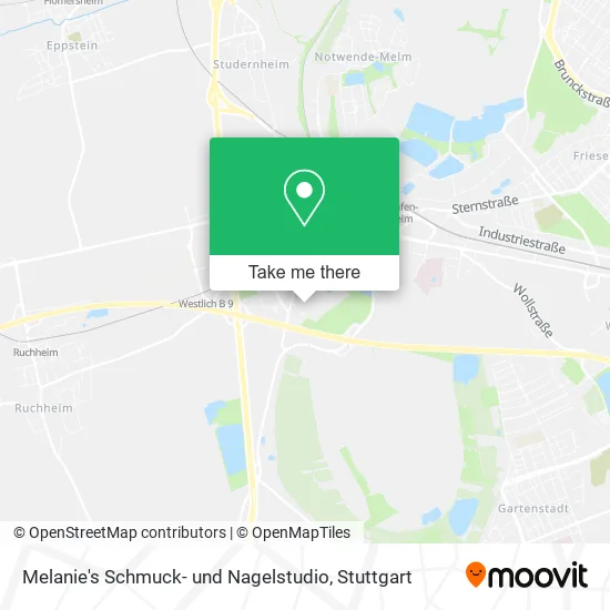 Карта Melanie's Schmuck- und Nagelstudio