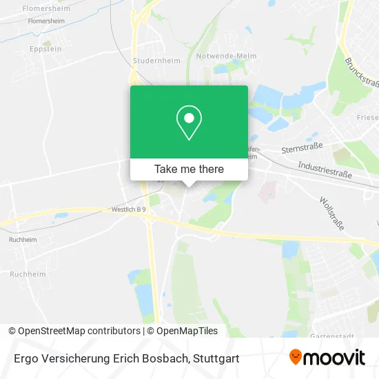 Карта Ergo Versicherung Erich Bosbach