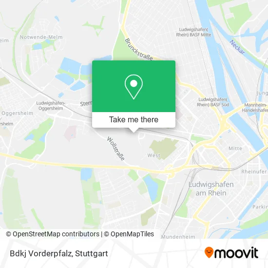 Карта Bdkj Vorderpfalz