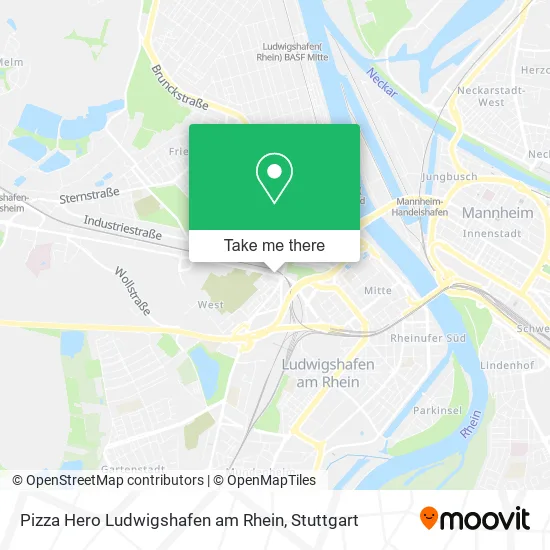 Карта Pizza Hero Ludwigshafen am Rhein