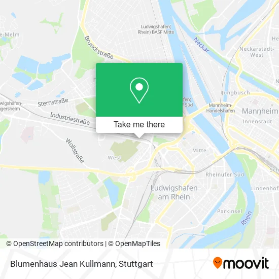 Карта Blumenhaus Jean Kullmann
