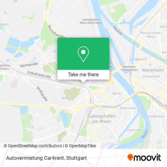 Карта Autovermietung Car4rent