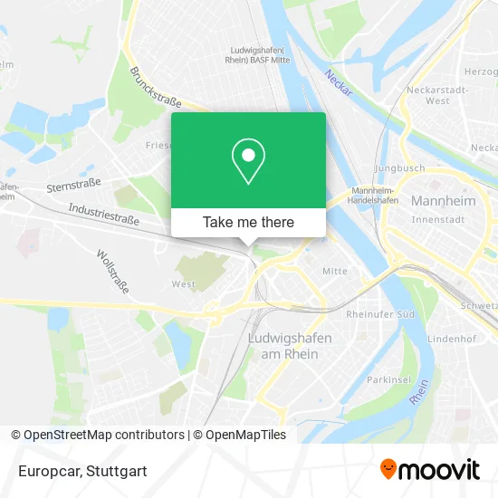 Карта Europcar