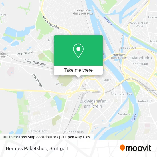 Карта Hermes Paketshop