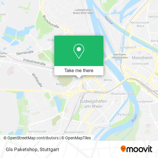 Карта Gls Paketshop