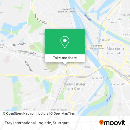 Карта Frey International Logistic