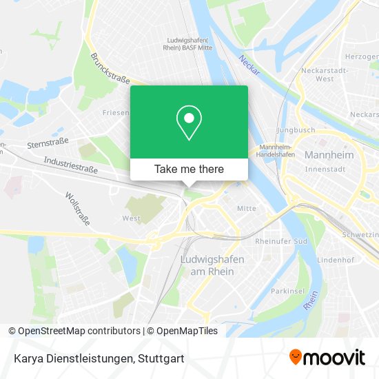 Karya Dienstleistungen map