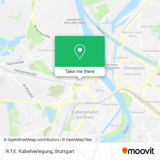 Карта R.T.E. Kabelverlegung